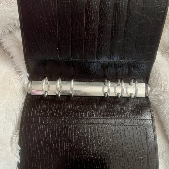 Authentic GUCCI Agenda Cover Sherry Line GG Canvas Leather. - Picture 5 of 9